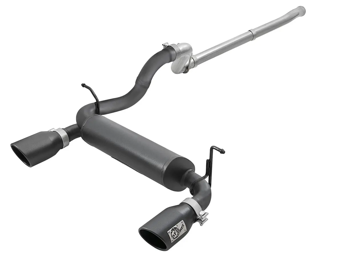 Afe: Rebel Series 2-1/2" 409 Stainless Steel Cat-Back Exhaust System Jeep Wrangler (Jl) 18-20 V6-3.6L (2/4 Door) 1