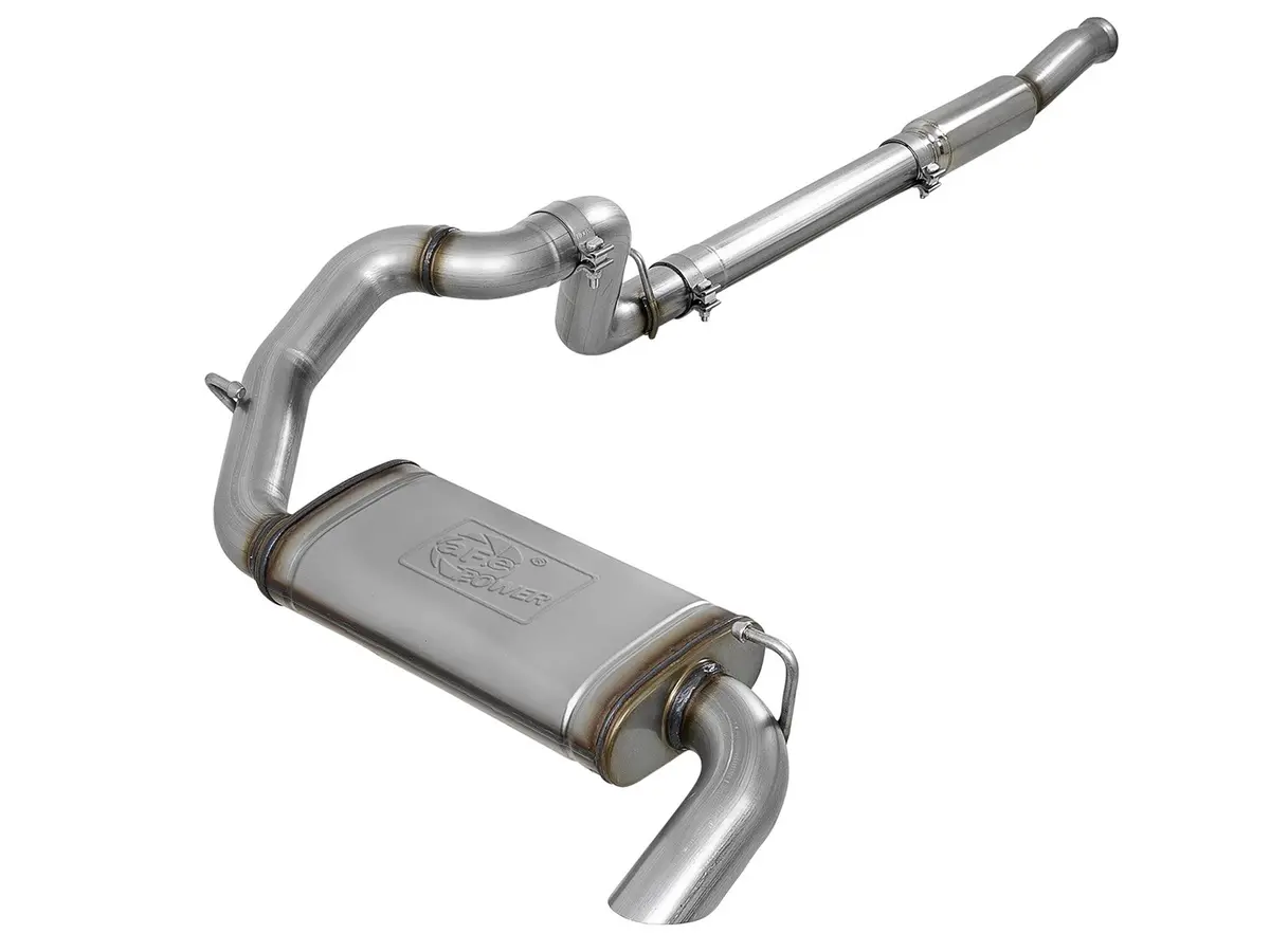 Afe: Mach Force-Xp Hi-Tuck 3" 409 Stainless Steel Cat-Back Exhaust System Jeep Wrangler (Jl) 18-20 I4-2.0L (T) (2/4 Door) 1