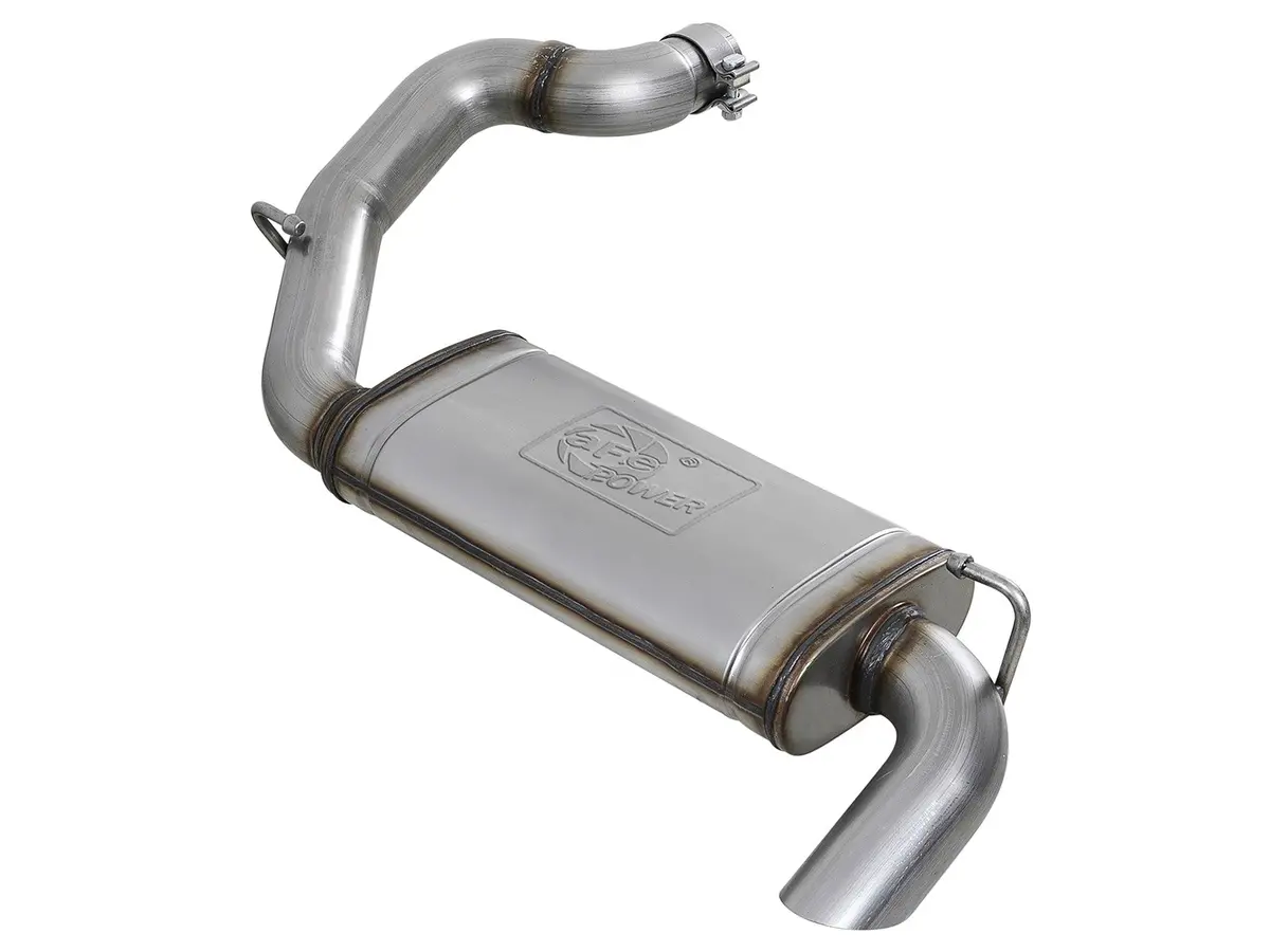 Afe: Mach Force-Xp Hi-Tuck 3" 409 Stainless Steel Axle-Back Exhaust System Jeep Wrangler (Jl) 18-20 I4-2.0L (T) / V6-3.6L (2/4 Door) 1