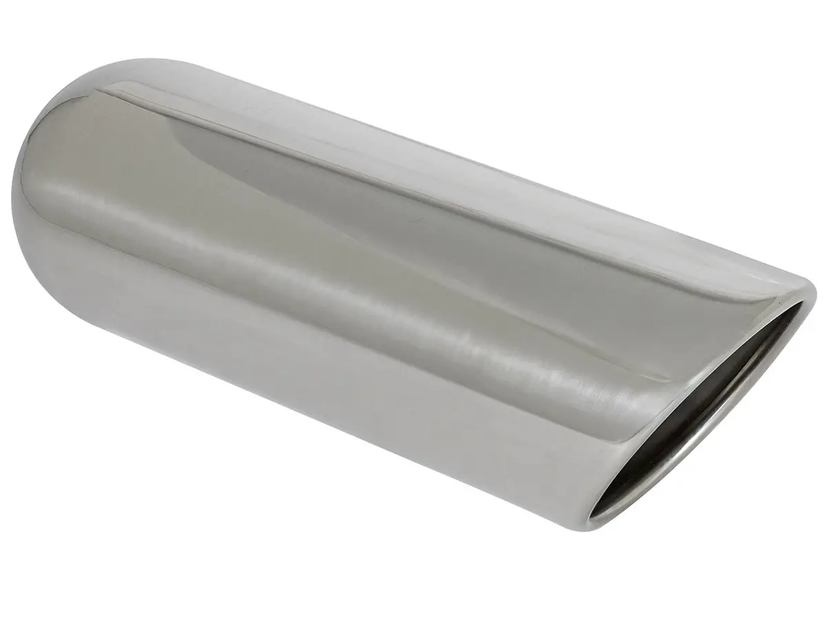 Afe: Mach Force-Xp 3" 304 Stainless Steel Exhaust Tip 	 3 In X 4 Out X 12 L In Sgl-Ang Weld On 1