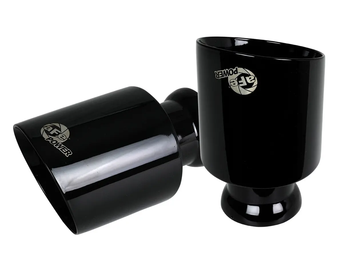 Afe: Mach Force-Xp 4-1/2" Black Direct-Fit Exhaust Tip Set Dodge Charger / Hellcat 15-19 V8-6.2L (Sc)/6.4L 1