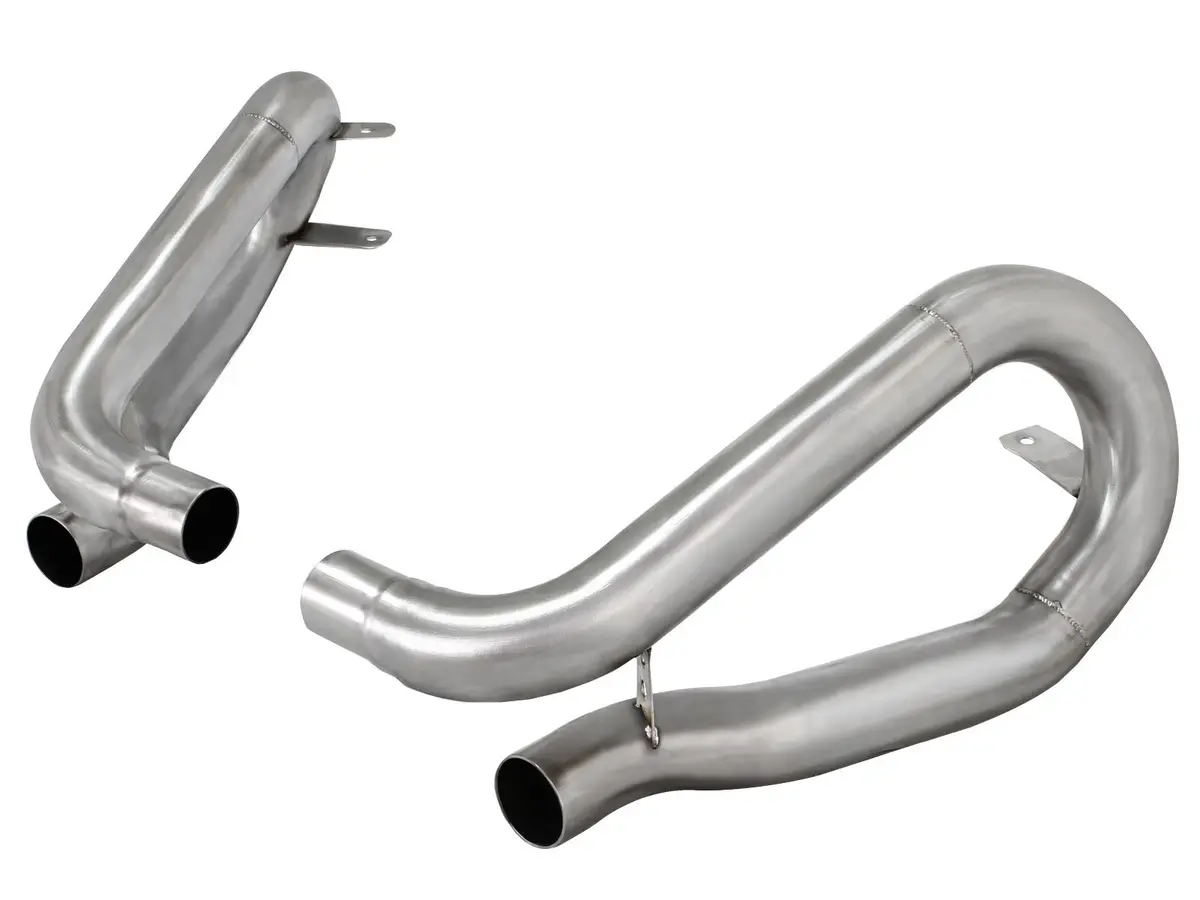 Afe: Mach Force-Xp 2-1/2" 304 Stainless Steel Muffler Bypass Porsche 911 Carrera S (991) 12-16 H6-3.8L 1