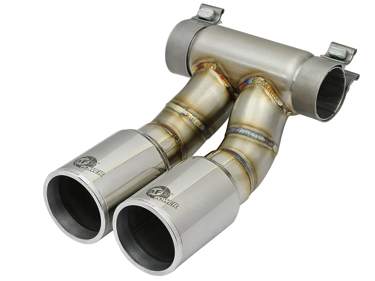 Afe: Mach Force-Xp 3-1/2" 304 Stainless Steel Exhaust Tip Porsche Cayman S/Boxster S (981) 13-16 H6-3.4L 1