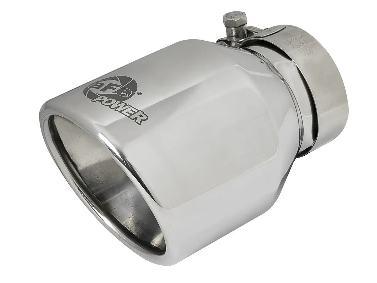 Afe: Mach Force-Xp 2-1/2" 304 Stainless Steel Exhaust Tip 2-1/2" In X 4" Out X 6" 1
