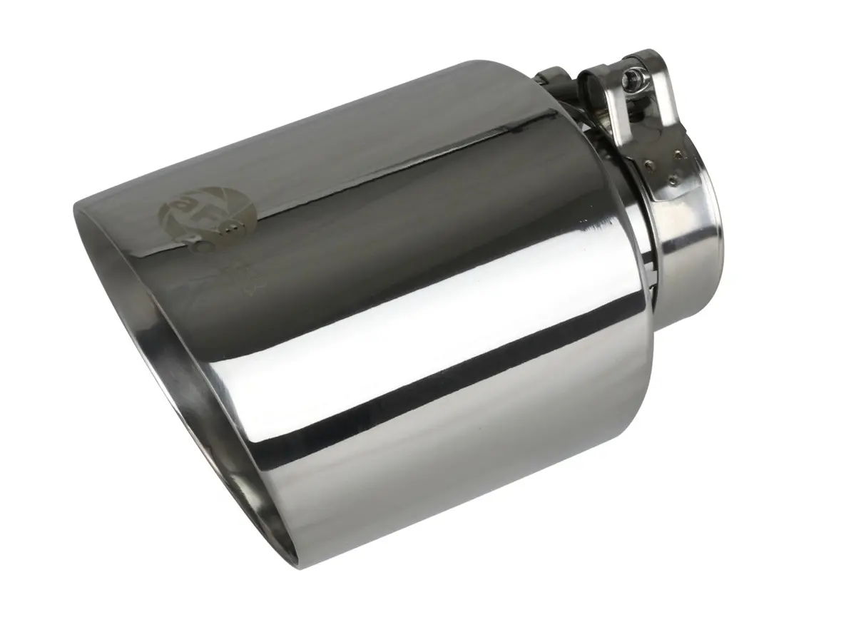 Afe: Mach Force-Xp 2-1/2" 304 Stainless Steel Exhaust Tip 2-1/2" In X 4-1/2" Out X 7" L Bolt-On 1