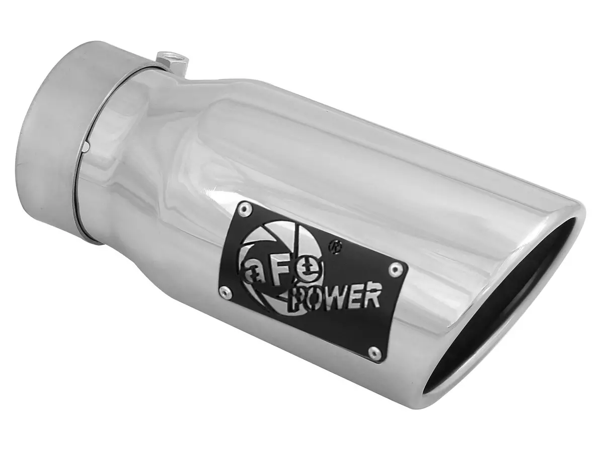 Afe: Mach Force-Xp 3" 304 Stainless Steel Exhaust Tip 3" In X 4" Out X 9" L Bolt-On 1
