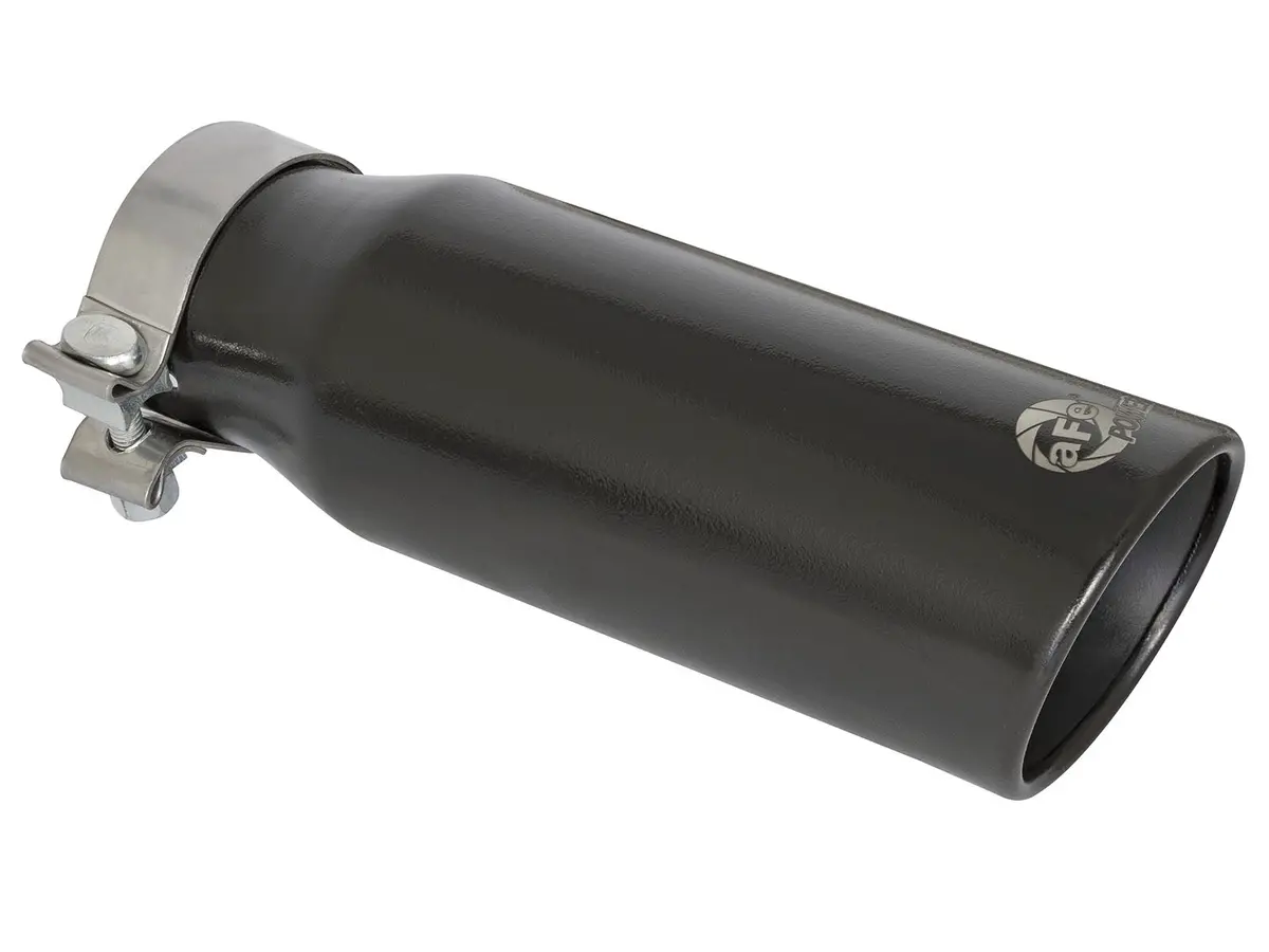 Afe: Mach Force-Xp 3" 409 Stainless Steel Exhaust Tip 3" In X 4" Out X 12" L Bolt-On 1