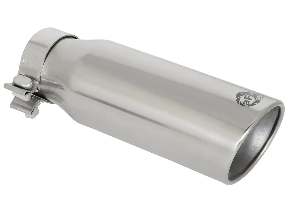 Afe: Mach Force-Xp 3" 304 Stainless Steel Exhaust Tip 3" In X 4" Out X 12" L Bolt-On 1