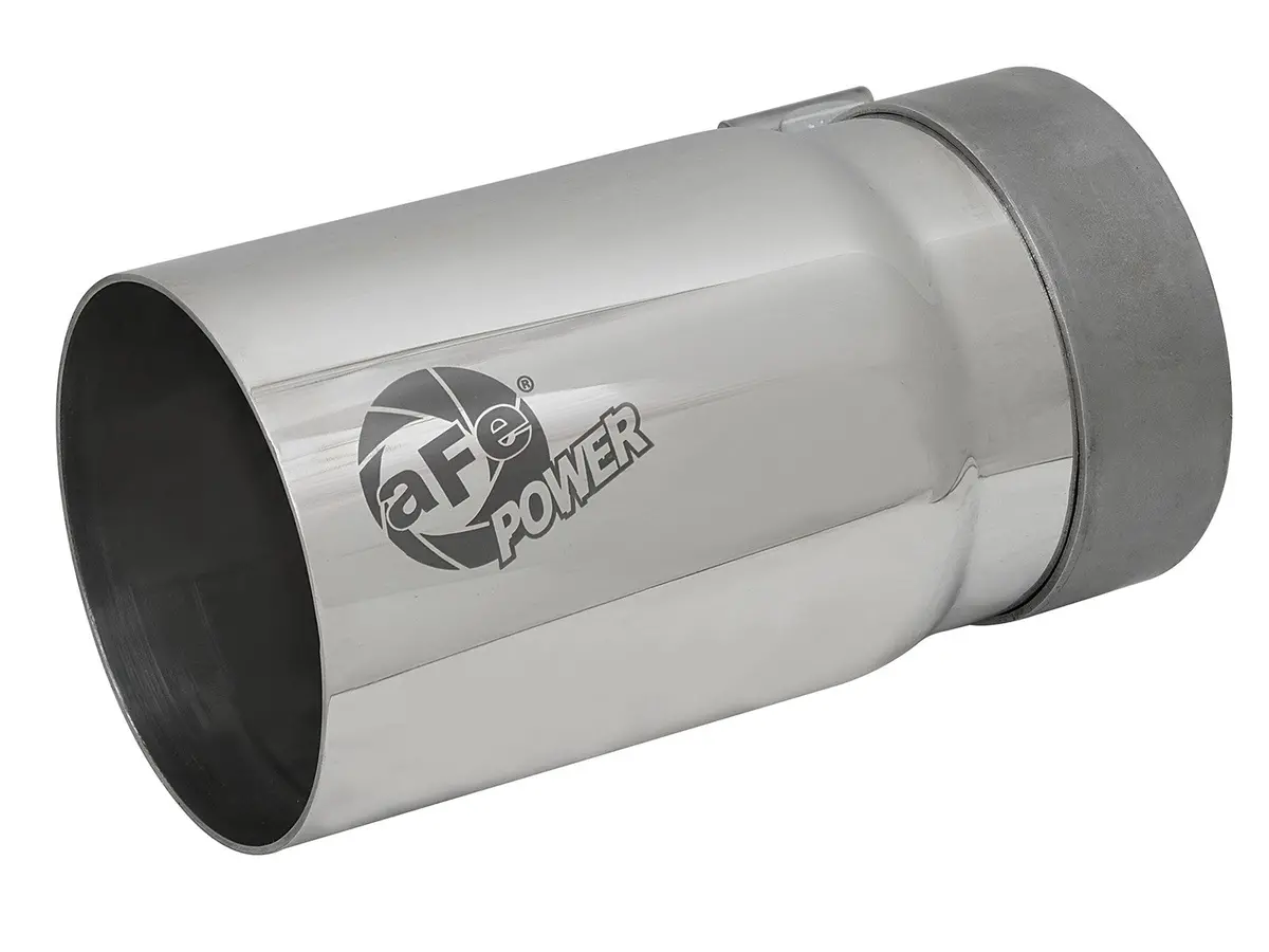 Afe: Mach Force-Xp 3-1/2" 304 Stainless Steel Exhaust Tip 3-1/2" In X 4" Out X 7" L Bolt-On 1