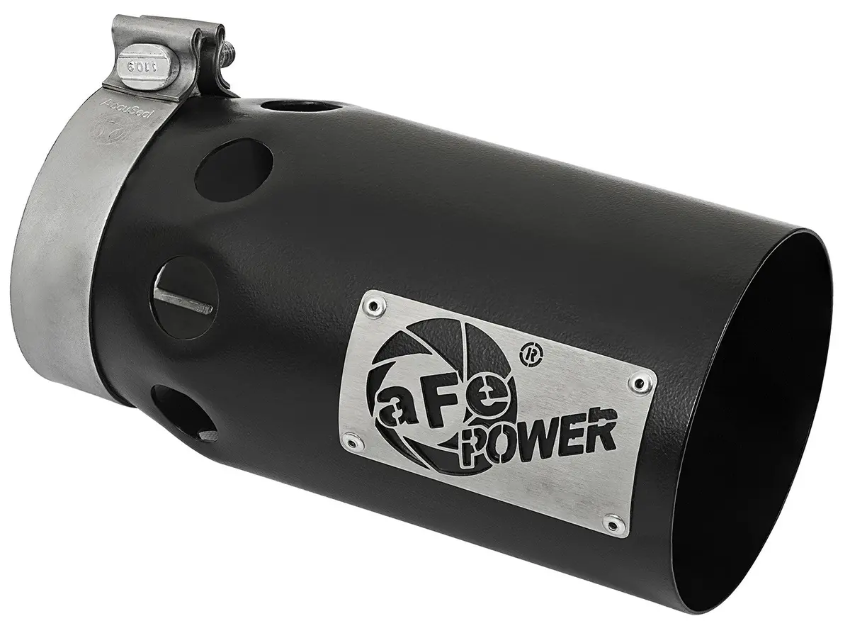 Afe: Rebel Xd Series 4" 409 Stainless Steel Exhaust Tip 4" In X 5" Out X 10" L Bolt-On Right 1