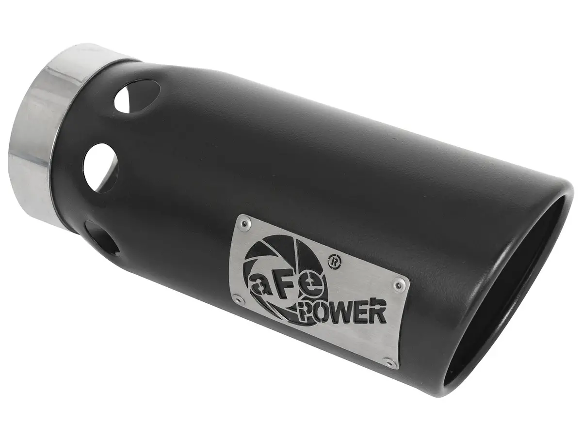 Afe: Mach Force-Xp 4" 409 Stainless Steel Intercooled Exhaust Tip 4" In X 5" Out X 12" L Bolt-On 1
