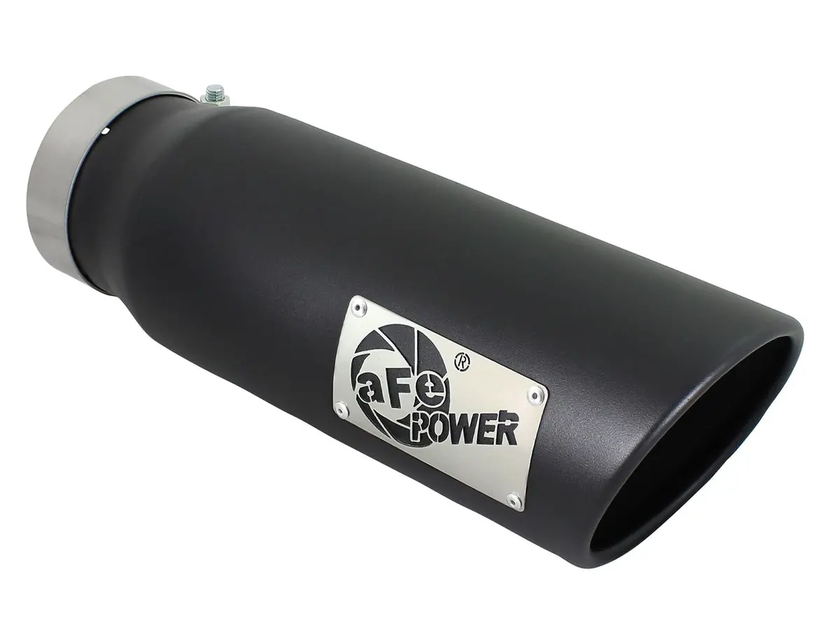 Afe: Mach Force-Xp 4" 409 Stainless Steel Exhaust Tip 4" In X 5" Out X 15" L Bolt-On Right 1