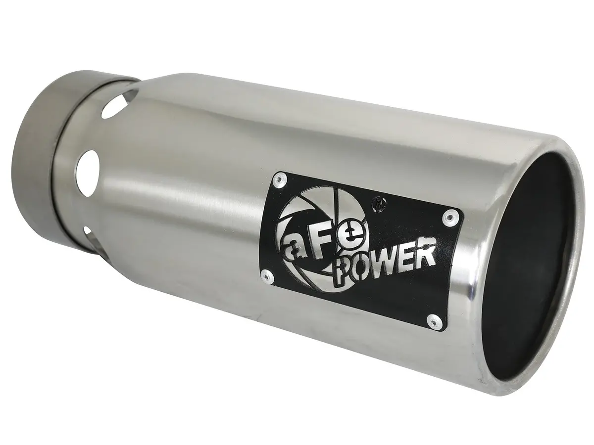Afe: Saturn 4S - 4" Stainless Steel Intercooled Exhaust Tip 4" In X 5" Out X 12" L Bolt-On 1