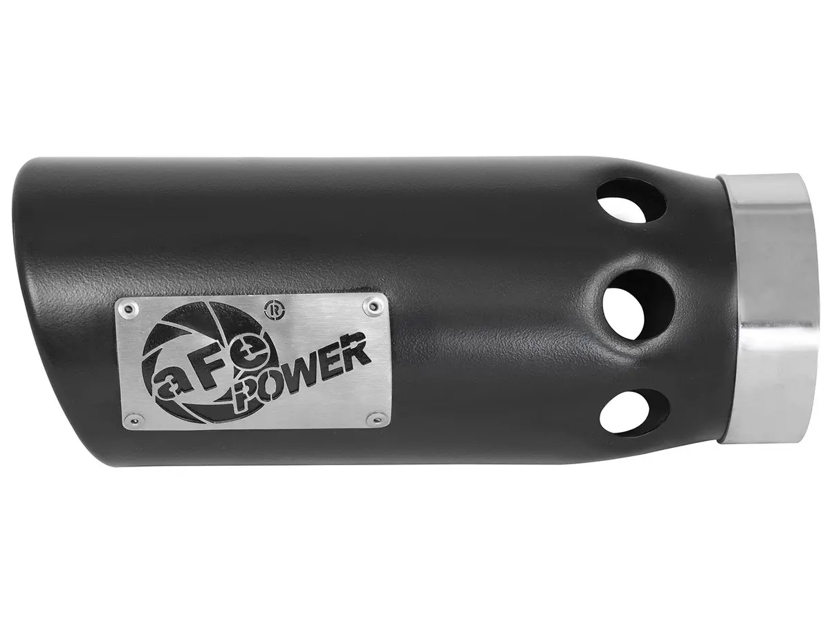 Afe: Mach Force-Xp 4" 409 Stainless Steel Intercooled Exhaust Tip 4" In X 5" Out X 12" L Bolt-On 1
