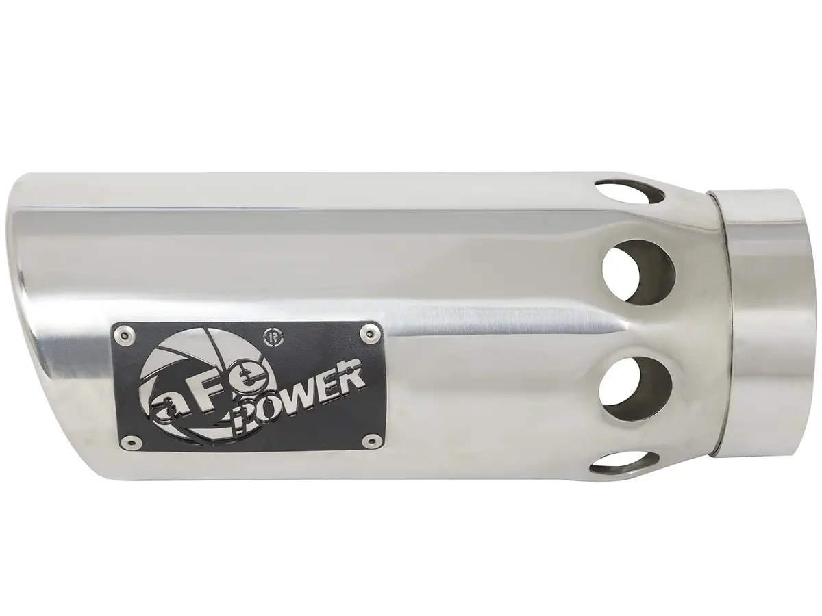 Afe: Mach Force-Xp 4" 304 Stainless Steel Intercooled Exhaust Tip 4" In X 5" Out X 12" L Bolt-On 1