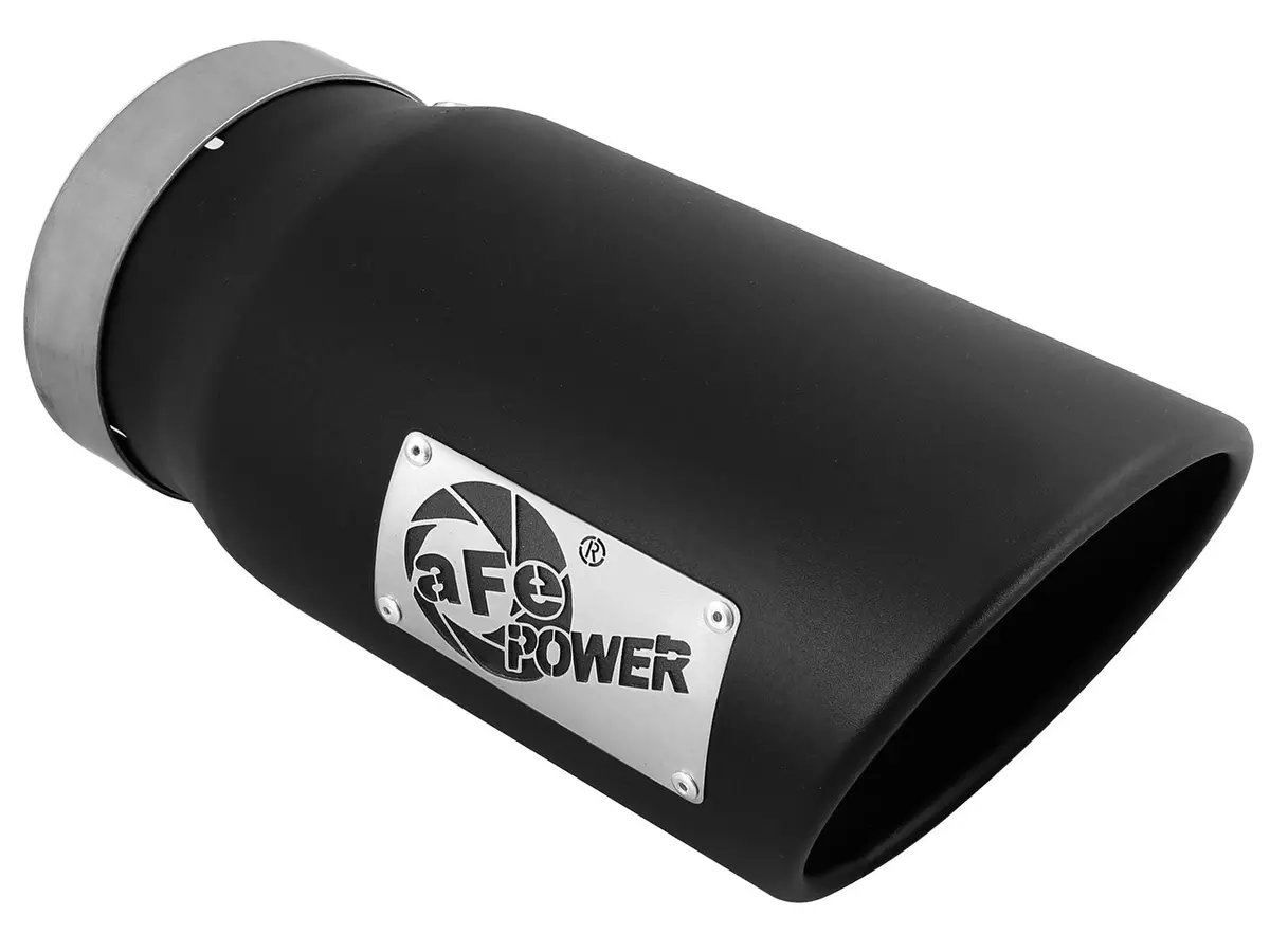Afe: Mach Force-Xp 5" 409 Stainless Steel Exhaust Tip 5" In X 6" Out X 12" L Bolt-On 1