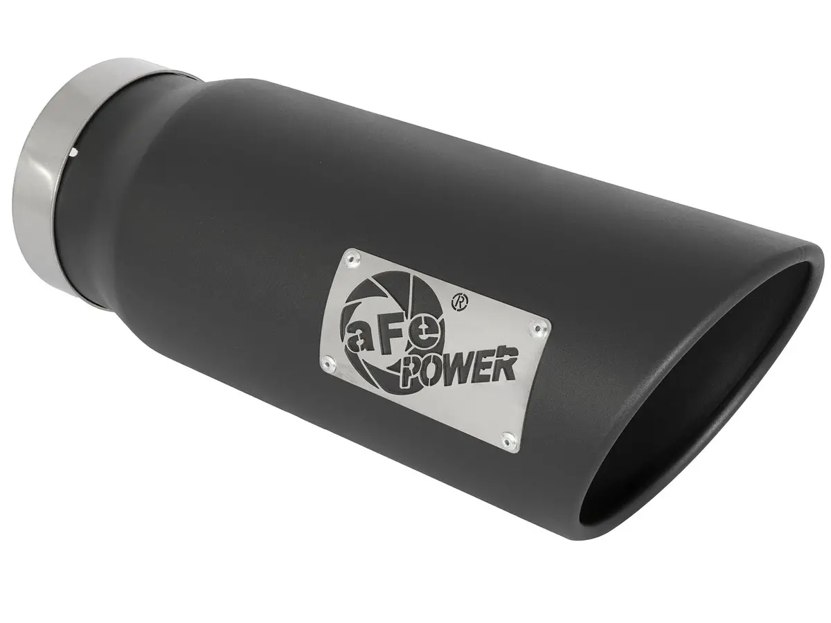 Afe: Mach Force-Xp 5" 409 Stainless Steel Exhaust Tip 5" In X 6" Out X 15" L Bolt-On 1