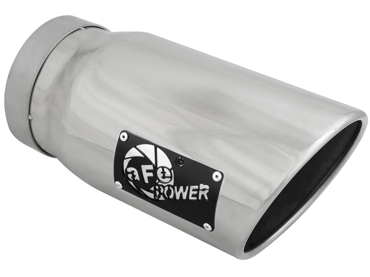 Afe: Mach Force-Xp 5" 304 Stainless Steel Exhaust Tip 5" In X 6" Out X 12" L Bolt-On 1