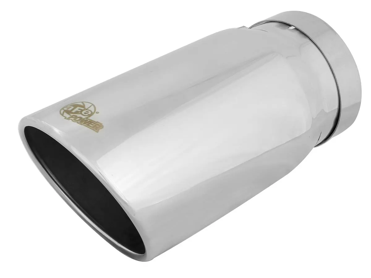 Afe: Mach Force-Xp 5" 304 Stainless Steel Exhaust Tip 5" In X 6" Out X 12" L Bolt-On 1