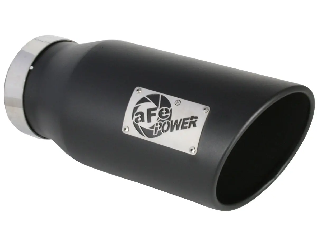 Afe: Mach Force-Xp 5" 409 Stainless Steel Exhaust Tip 5" In X 7" Out X 15" L In Bolt-On 1