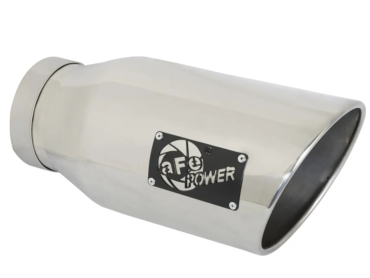 Afe: Mach Force-Xp 5" 304 Stainless Steel Exhaust Tip 5" In X 7" Out X 15" L Bolt-On 1