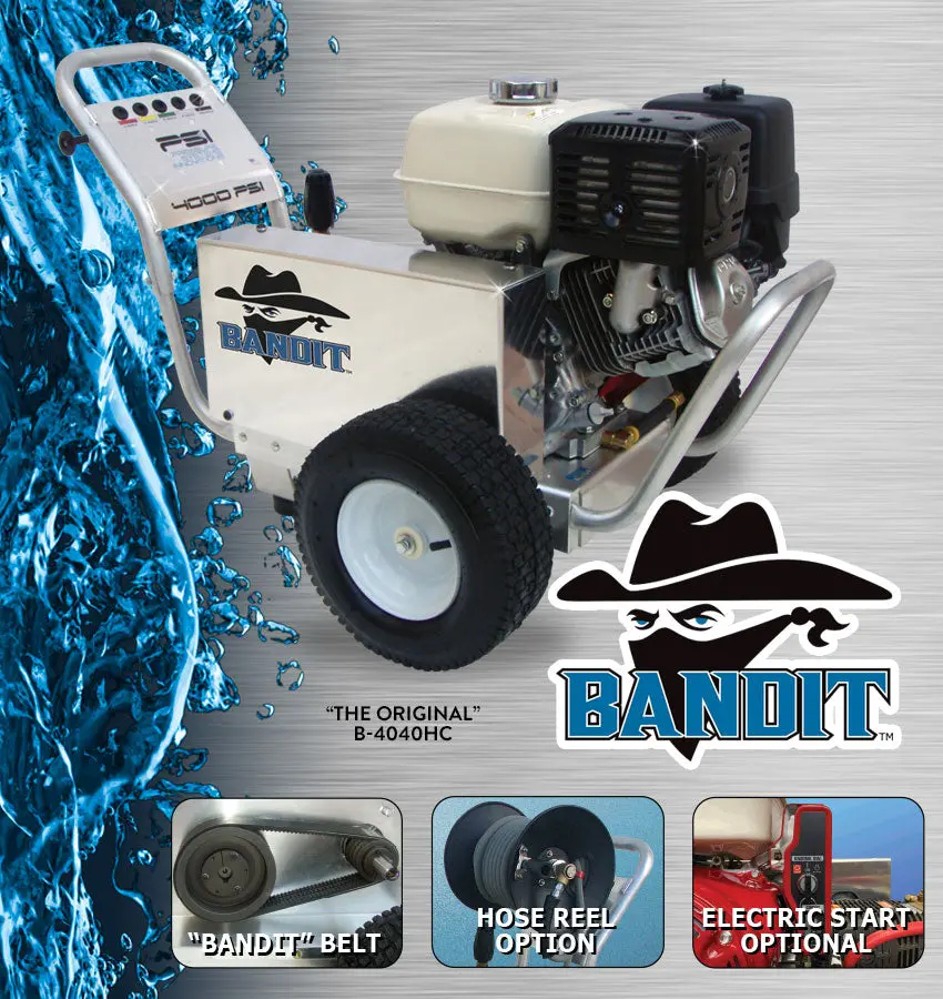 Bandit 4 Gpm Cold Portable Belt Drive Pressure Washer (7480) 1