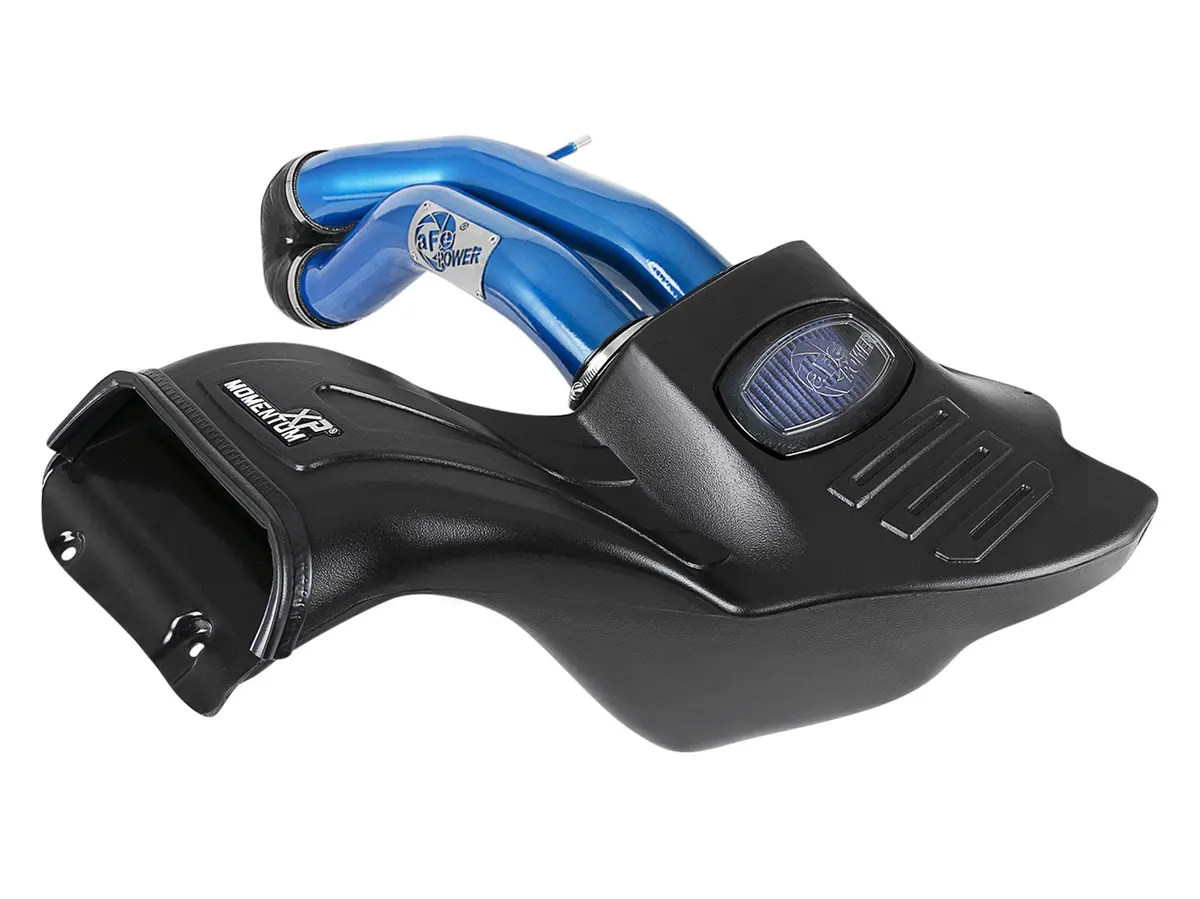 Afe: Momentum Xp Cold Air Intake System - Blue W/Pro 5R Filter Media Ford F-150 15-19 V8-5.0L 1