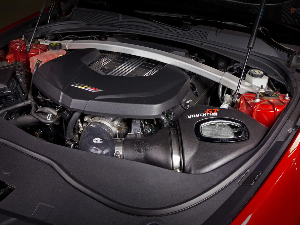 Afe: Momentum Gt Cold Air Intake System W/Pro Dry S Filter 16-19 Cadillac Cts-V V8-6.2L (Sc) 2