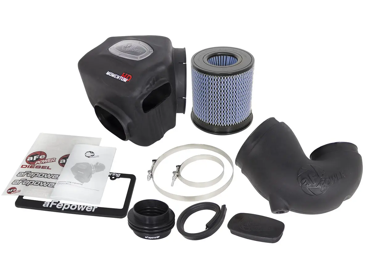 Afe: Momentum Hd Cold Air Intake System W/Pro 10R Filter Media Dodge Diesel Trucks 94-02 L6-5.9L (Td) 2
