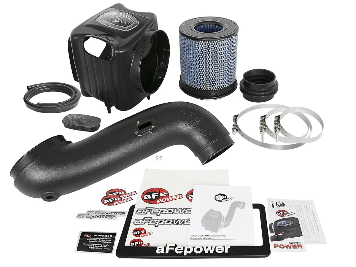 Afe: Momentum Hd Cold Air Intake System W/Pro 10R Filter Media Gm Diesel Trucks 07.5-10 V8-6.6L (Td) Lmm 2