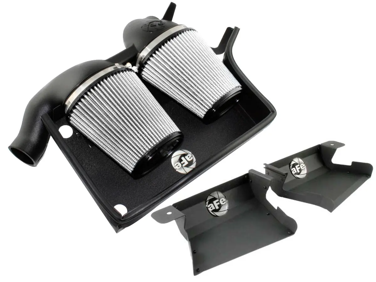 Afe: Magnum Force Stage-2 Cold Air Intake System W/Pro Dry S Filter Media Bmw 335I (E90/92/93) 07-10 L6-3.0L (Tt) (N54) W/Scoop 1