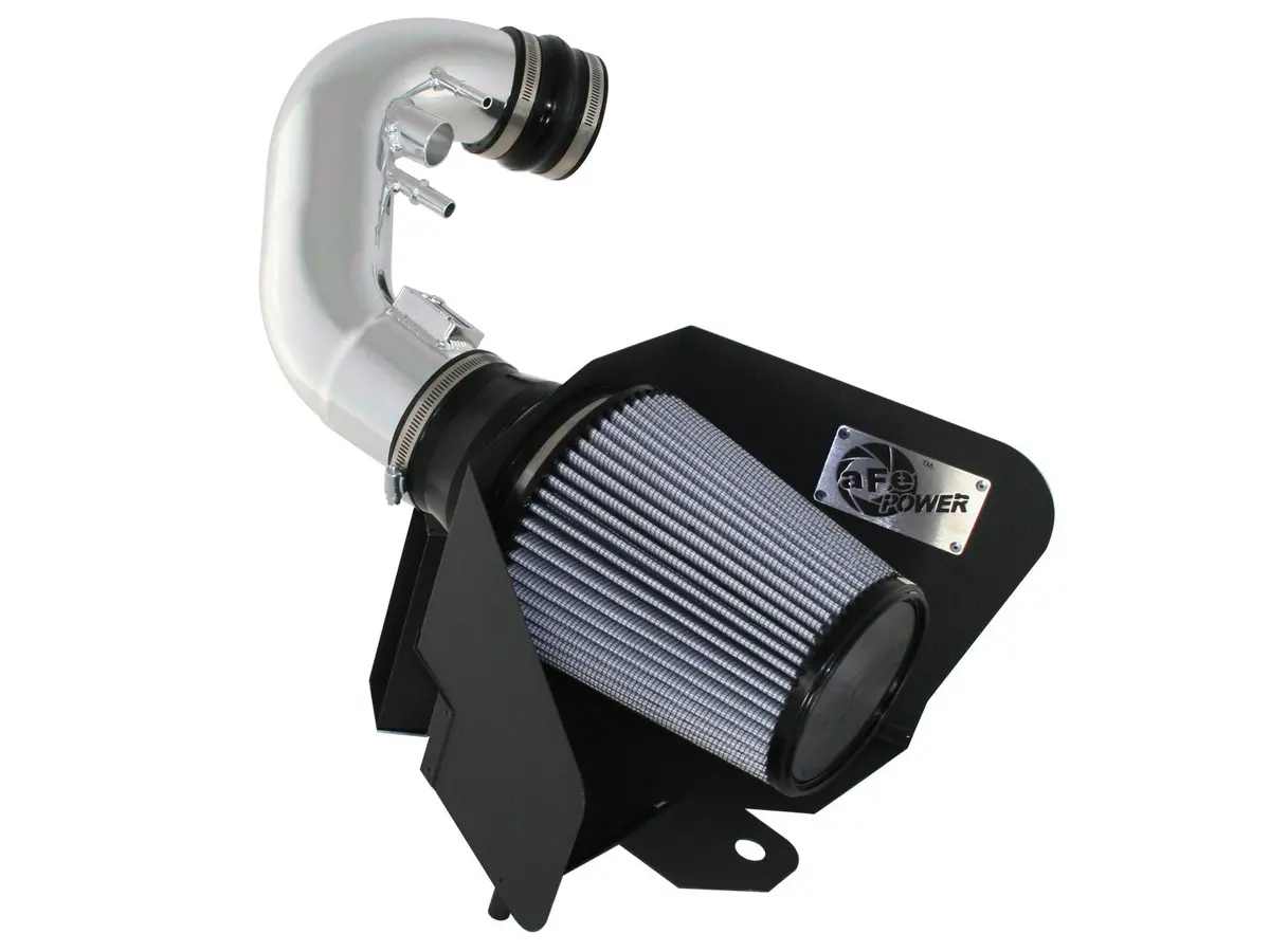Afe: Magnum Force Stage-2 Cold Air Intake System - Polished W/Pro Dry S Filter Media Ford Mustang 11-14 V8-5.0L 1