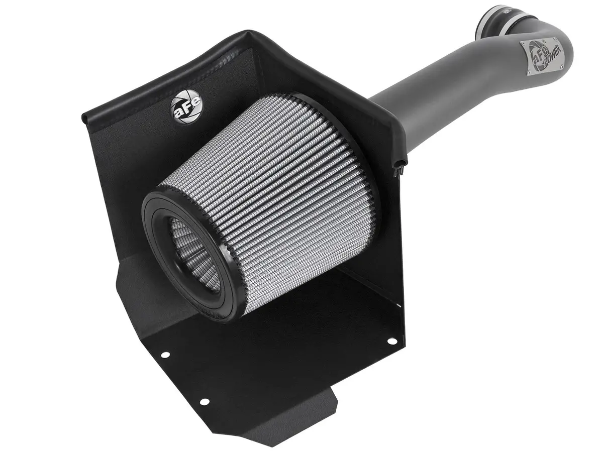 Afe: Magnum Force Stage-2 Cold Air Intake System - Gray W/Pro Dry S Filter Gm Silverado/Sierra 1500 14-19 / Tahoe/Suburban/Yukon/Xl/Escalade 15-19 V8-5.3L/6.2L 1