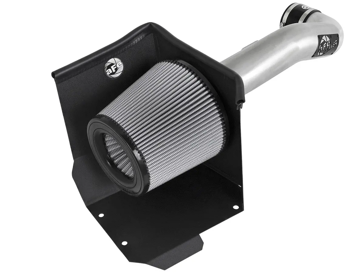 Afe: Magnum Force Stage-2 Cold Air Intake System - Brushed W/Pro Dry S Filter Gm Silverado/Sierra 1500 14-19 / Tahoe/Suburban/Yukon/Xl/Escalade 15-19 V8-5.3L/6.2L 1
