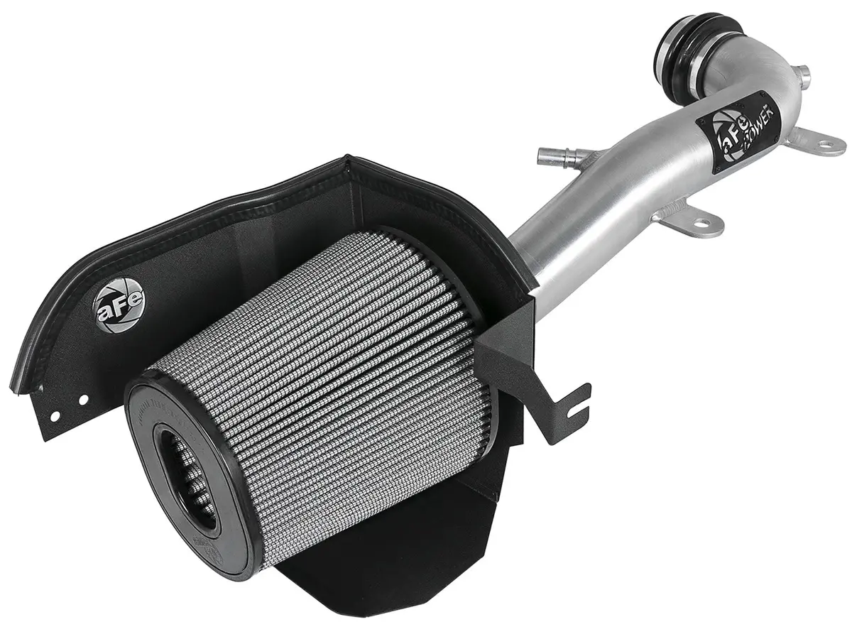 Afe: Magnum Force Stage-2 Xp Cold Air Intake System - Brushed W/Pro Dry S Filter Media 18-20 Jeep Wrangler (Jl) / 2020 Gladiator (Jt) V6-3.6L 1