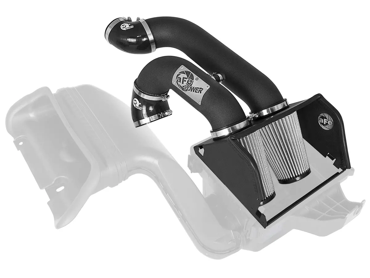Afe: Magnum Force Stage-2 St Dual 3" Cold Air Intake System W/Pro Dry S Filter Media Ford F-150 17-19 V6-2.7L/3.5L (Tt) Ecoboost 1