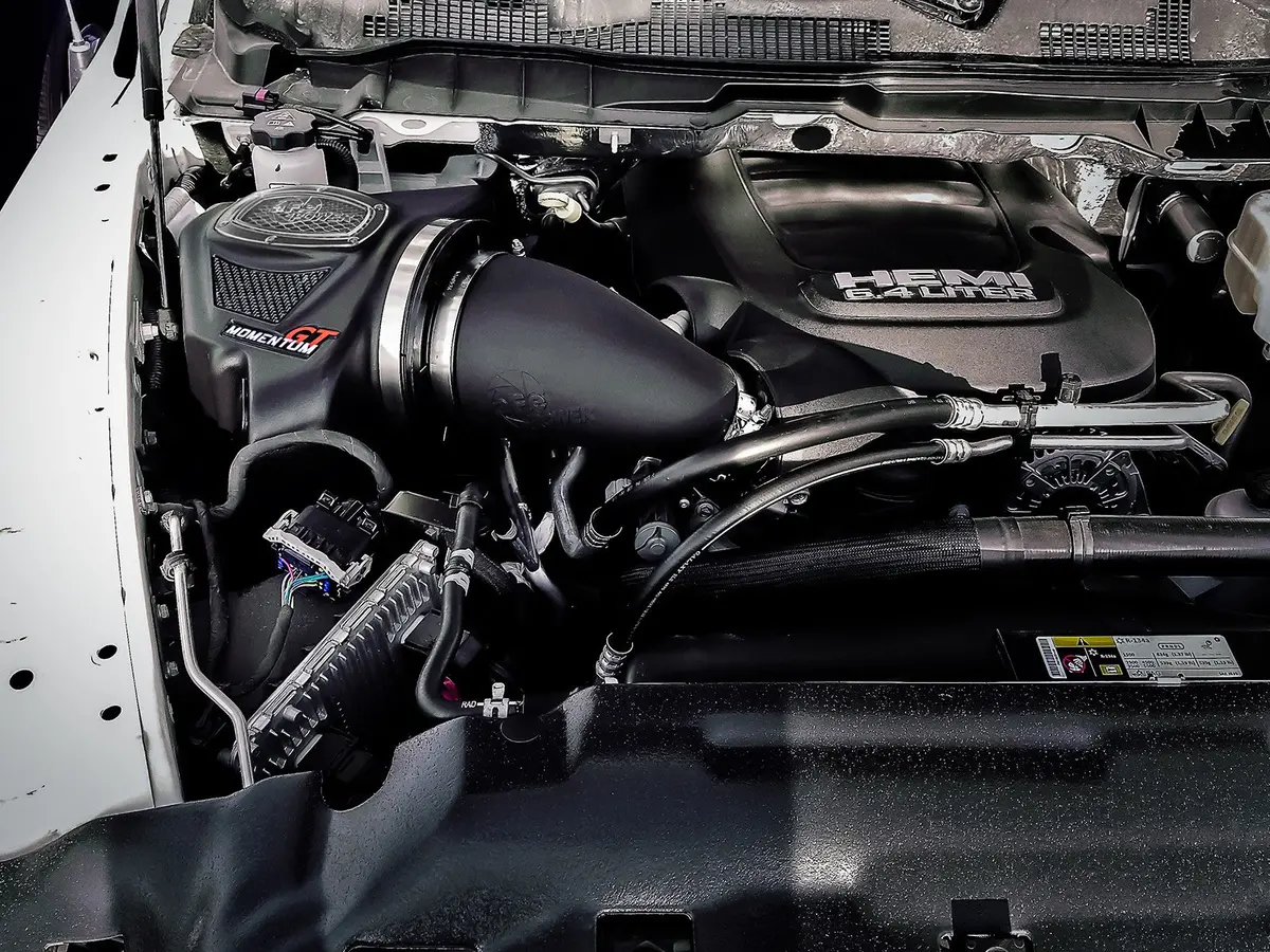 Afe: Momentum Gt Cold Air Intake System W/Pro Dry S Filter Media Ram 2500 / 3500 / Power Wagon 17-18 V8-6.4L Hemi 2