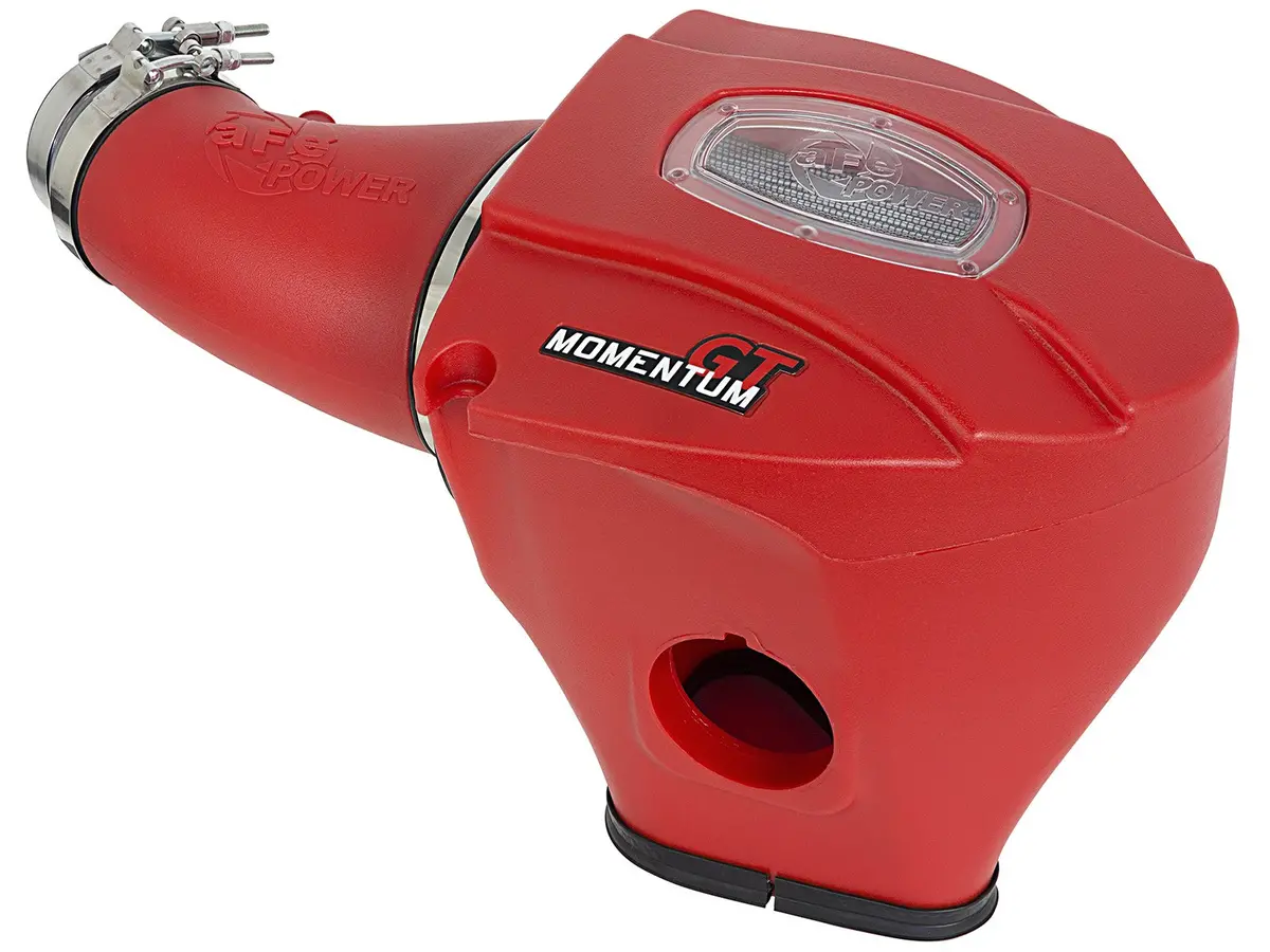 Afe: Momentum Gt 'Limited Edition Red' Cold Air Intake System W/Pro Dry S Filter Media Dodge/Chrysler Challenger/Charger/300 Srt/Srt-8 11-19 V8-6.4L Hemi 1