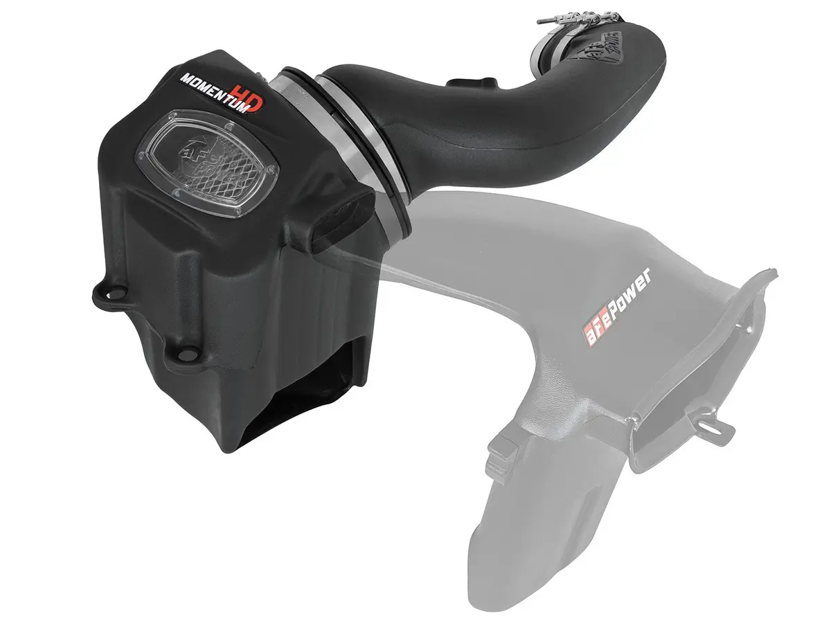 Afe: Momentum Hd Cold Air Intake System W/Pro Dry S Filter Media Ford Diesel Trucks 17-19 V8-6.7L (Td) 1