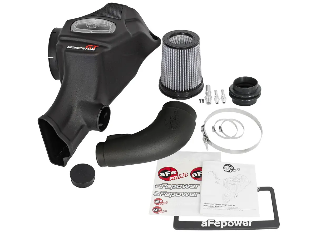 Afe: Momentum Gt Cold Air Intake System W/Pro Dry S Filter Media Ford Mustang 15-17 V6-3.7L 2