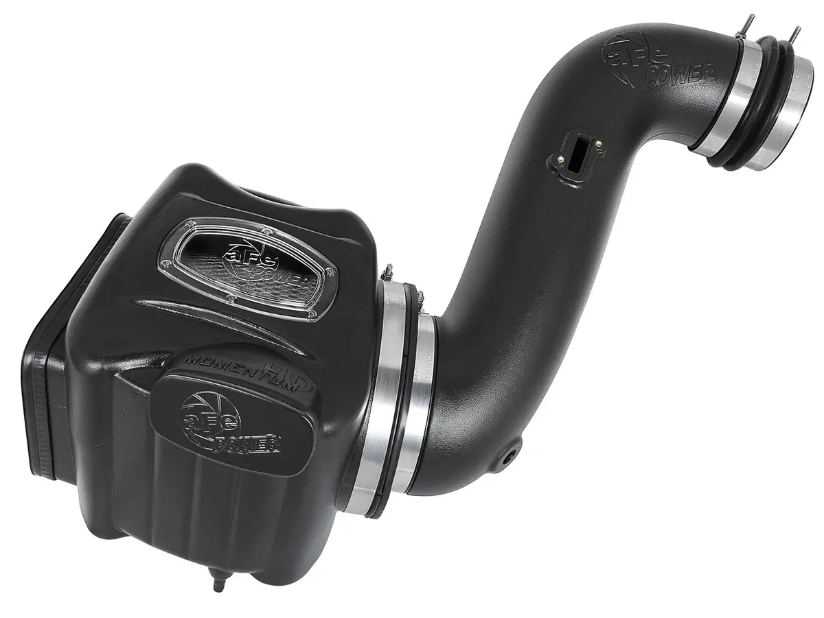 Afe: Momentum Hd Cold Air Intake System W/Pro Dry S Filter Media Gm Diesel Trucks 07.5-10 V8-6.6L (Td) Lmm 1