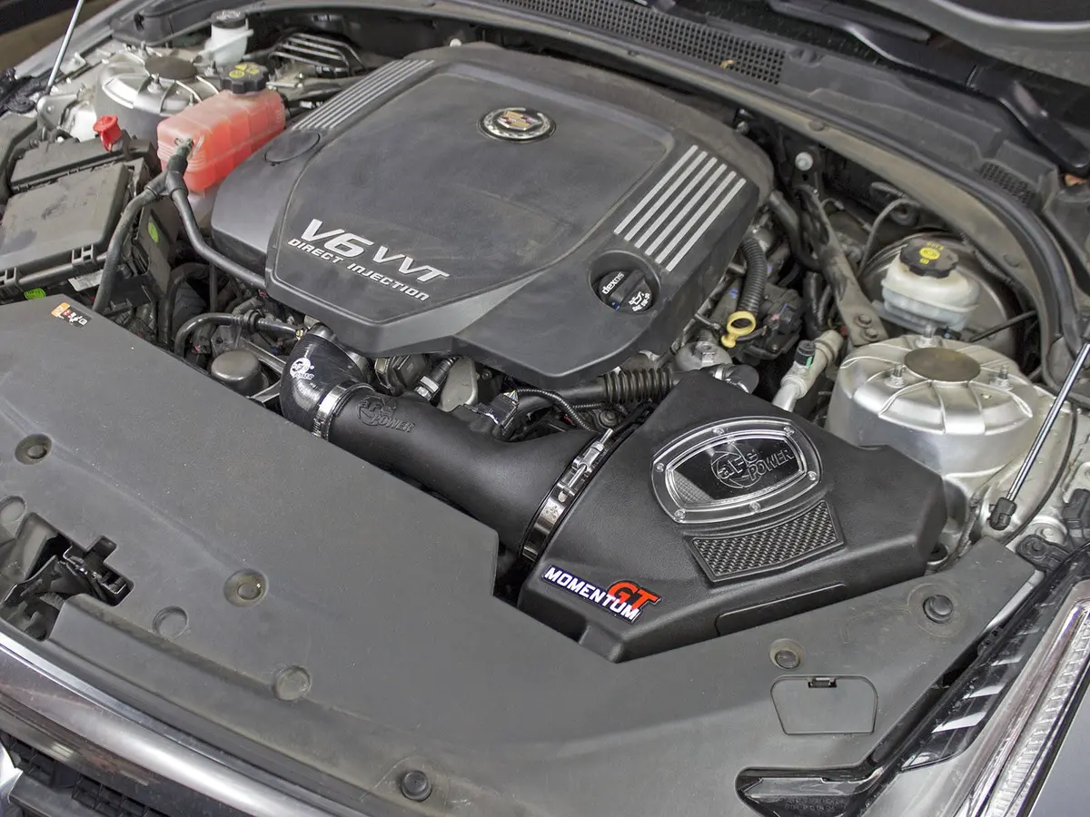 Afe: Momentum Gt Cold Air Intake System W/Pro Dry S Filter Media Cadillac Ats 13-15 V6-3.6L 2