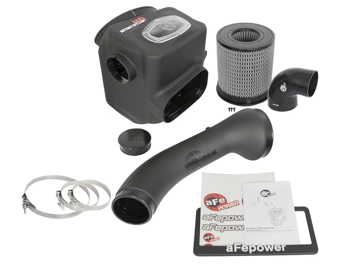 Afe: Momentum Hd Cold Air Intake System W/Pro Dry S Filter Media Nissan Titan Xd 16-19 V8-5.0L (Td) 2