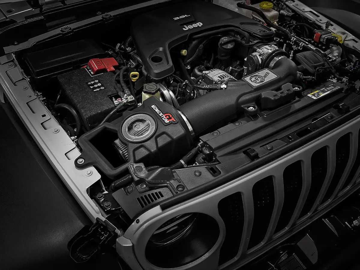 Afe: Momentum Gt Cold Air Intake System W/Pro Dry S Filter Media 18-20 Jeep Wrangler (Jl) / 2020 Gladiator (Jt) V6-3.6L 2