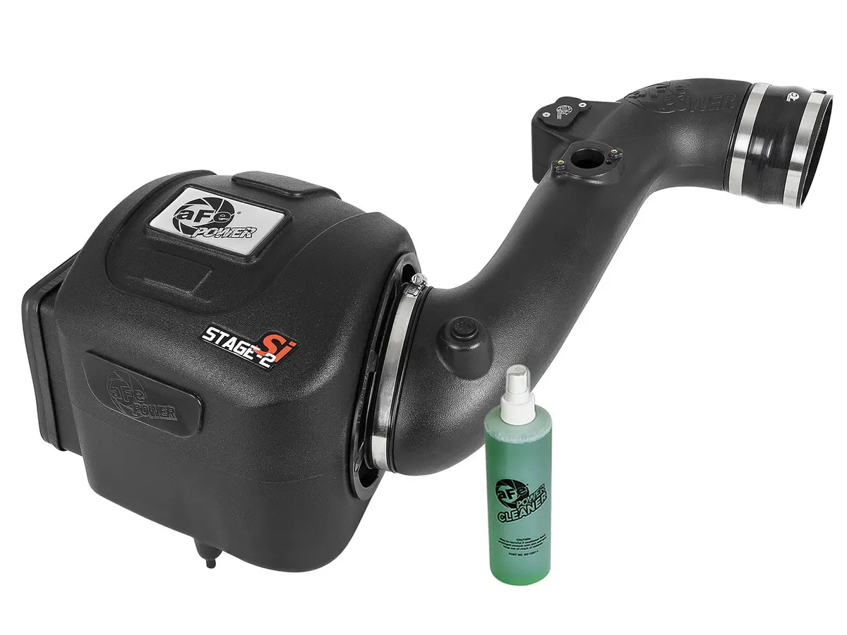 Afe: Diesel Elite Magnum Force Stage-2 Si Cold Air Intake System W/Pro Dry S Filter Gm Diesel Trucks 11-16 V8-6.6L (Td) Lml 1