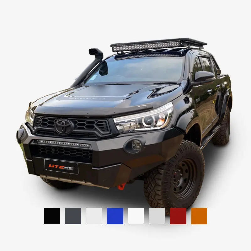 Hilux 09/2018-08/2020 Flares Egr Bull Bar Full Set 41Mm Wide 1