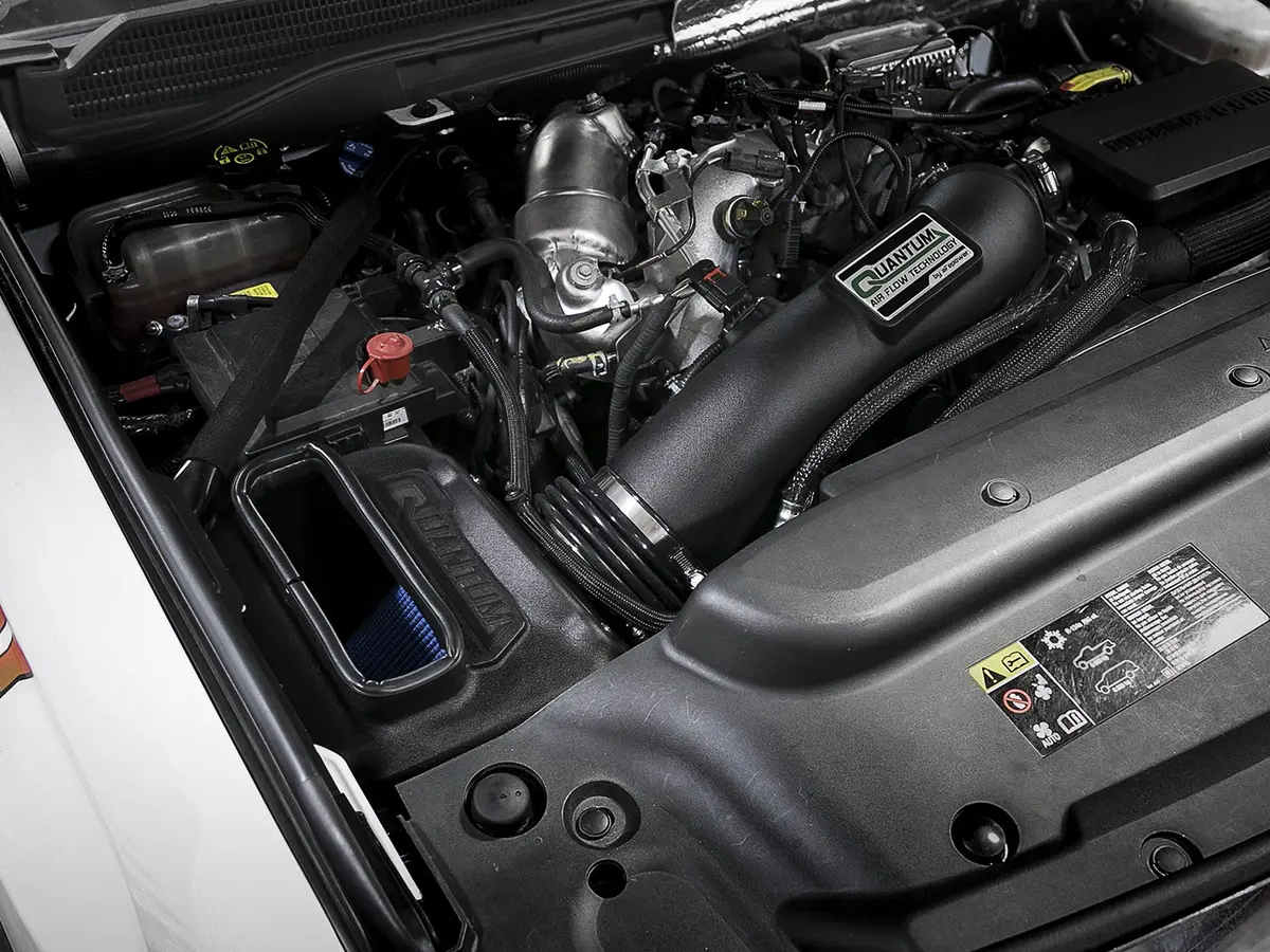 Afe: Quantum Cold Air Intake System W/Pro 5R Filter Media Gm Diesel Trucks 17-19 V8-6.6L (Td) L5p 2