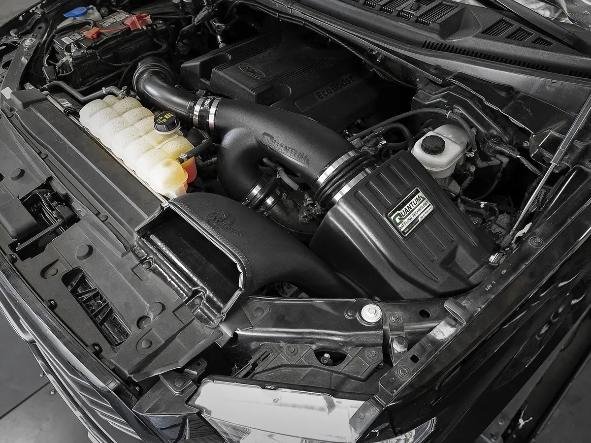 Afe: Quantum Cold Air Intake System W/Pro 5R Filter Media Ford F-150/Raptor 15-19 V6-2.7L (Tt)/3.5L (Tt) 2