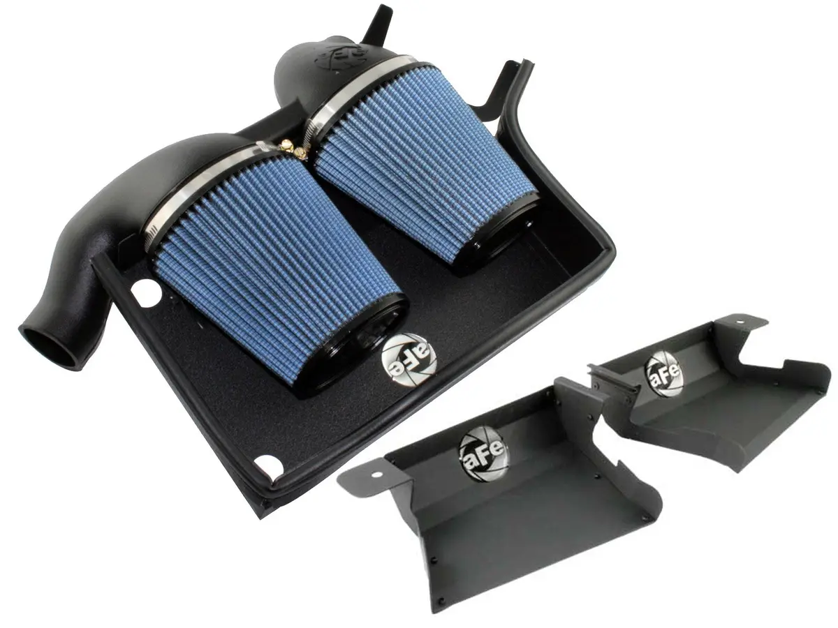 Afe: Magnum Force Stage-2 Cold Air Intake System W/Pro 5R Filter Media Bmw 335I (E90/92/93) 07-10 L6-3.0L (Tt) (N54) W/Scoop 1