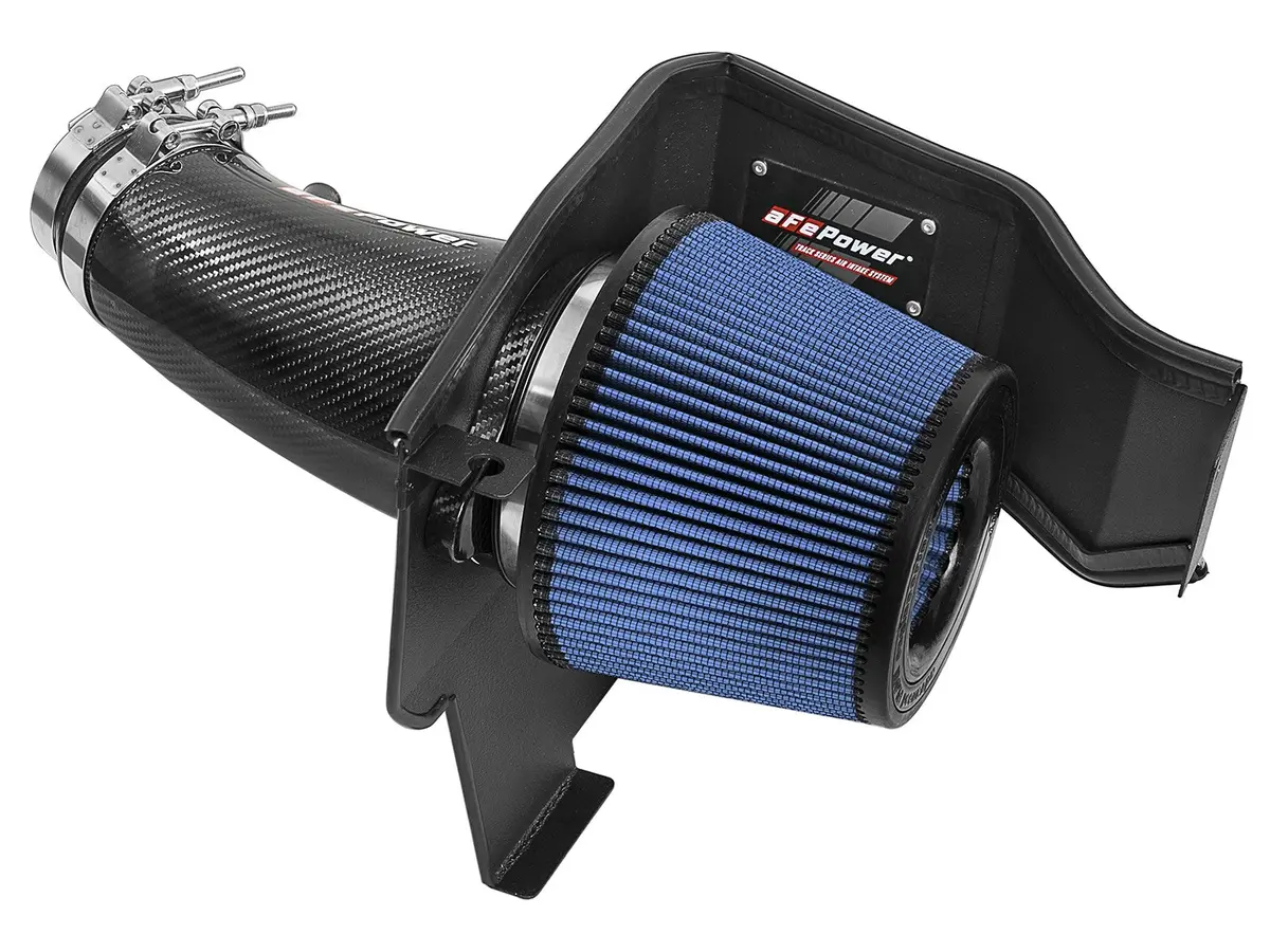 Afe: Track Series Carbon Fiber Cold Air Intake System W/Pro 5R Filter Media Dodge Challenger/Charger 11-19 /Chrysler 300 12-14 Srt-8 V8-6.4L Hemi 1